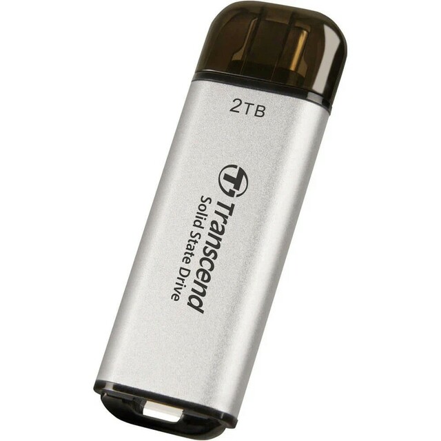 Накопитель SSD Transcend USB-C 2TB TS2TESD300S (Цвет: Silver)