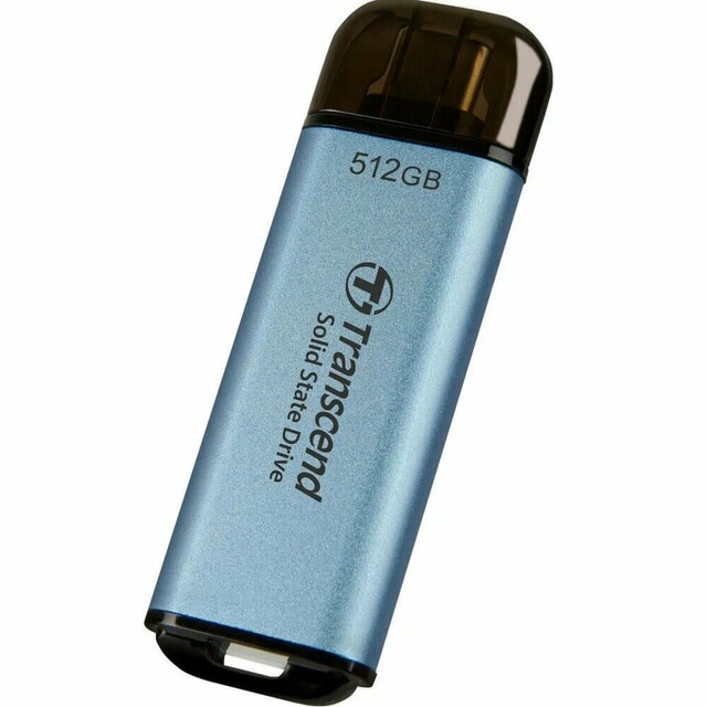 Накопитель SSD Transcend USB-C 512GB TS512GESD300C (Цвет: Blue)
