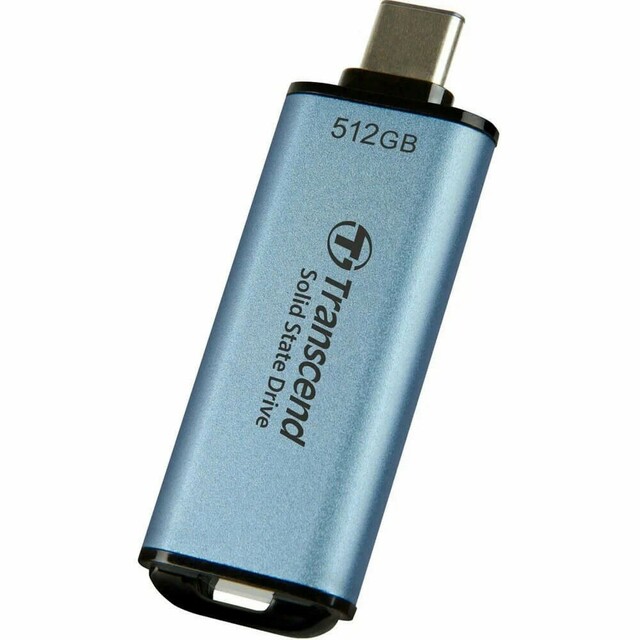 Накопитель SSD Transcend USB-C 512GB TS512GESD300C (Цвет: Blue)