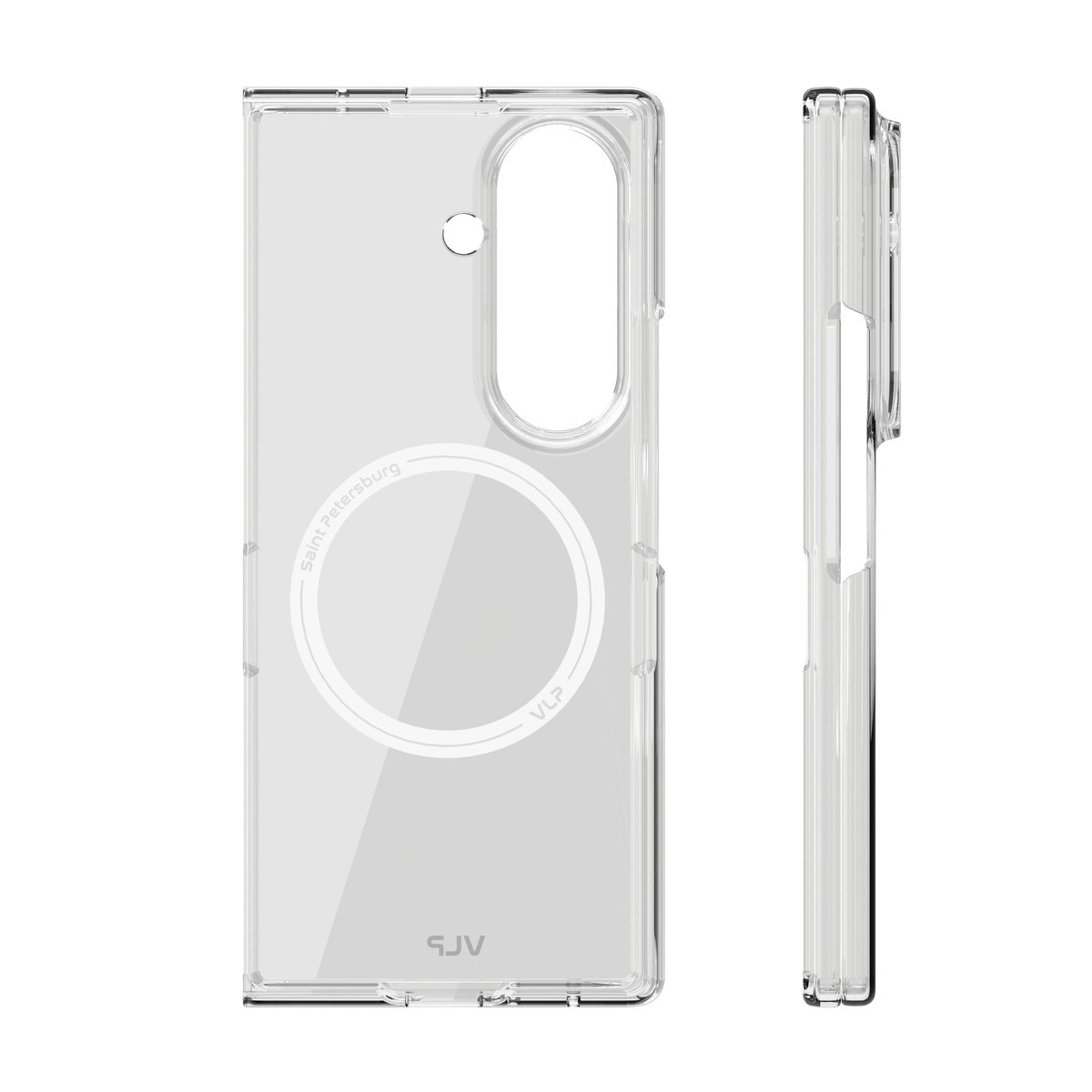 Чехол-накладка VLP Puro Case с MagSafe для Samsung Galaxy Z Fold 8 Ultra, прозрачный
