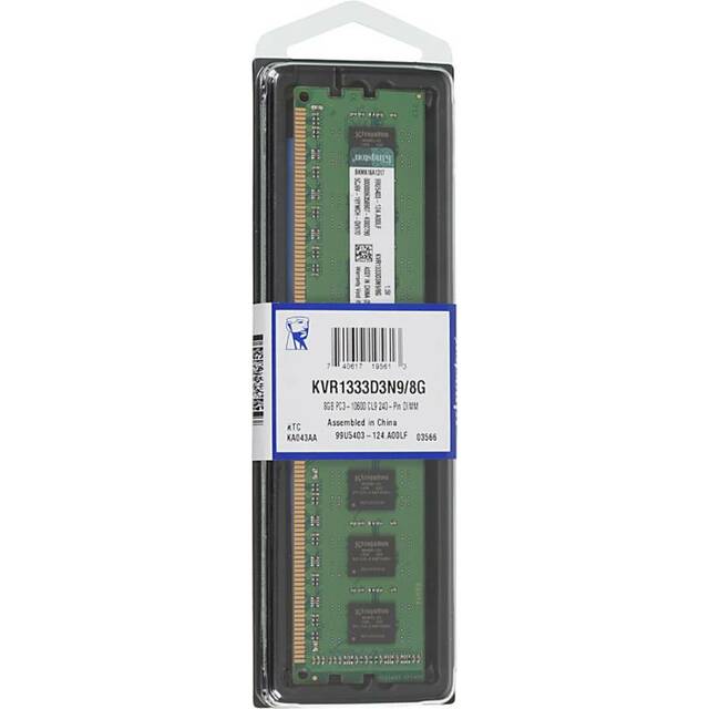 Память DDR3 8Gb 1333MHz Kingston KVR1333D3N9 / 8G