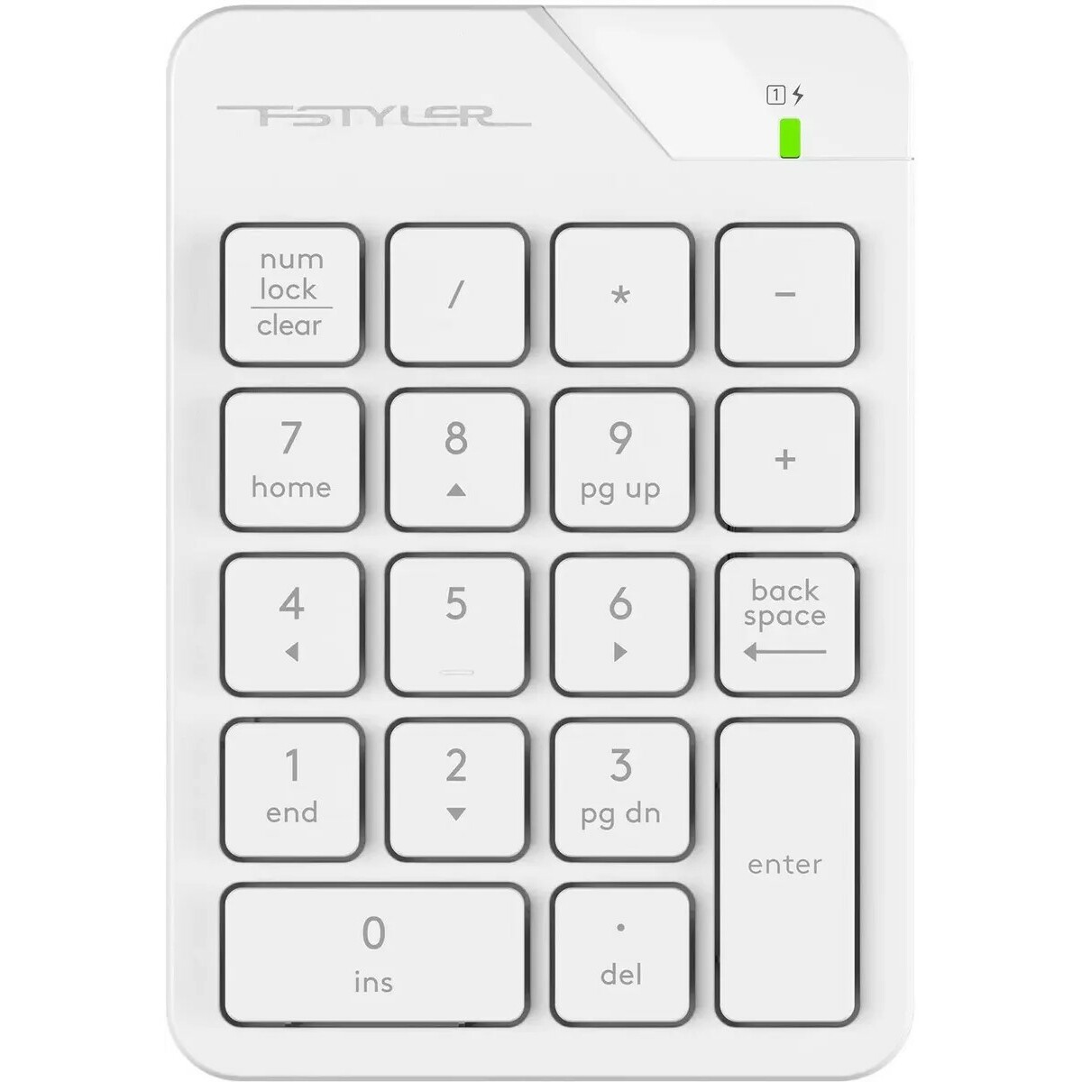 Числовой блок A4Tech FGK21C, белый 