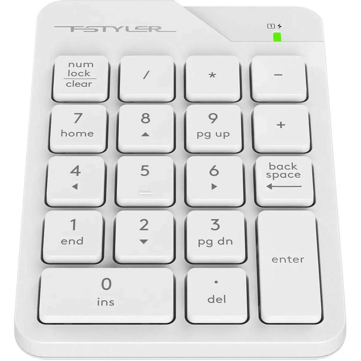 Числовой блок A4Tech FGK21C, белый 