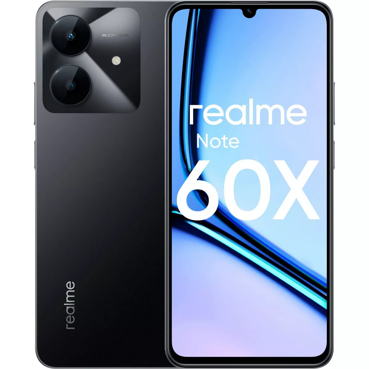 Смартфон realme Note 60x 3/64Gb, черный