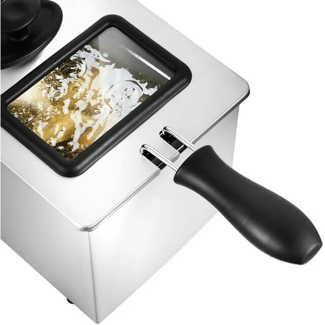 Фритюрница Kitfort КТ-2023 (Цвет: Black/Silver)