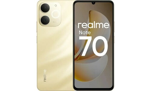 realme Note 70T ゴールド Купить Смартфон realme Note 70 6/128Gb (Цвет: Gold) RMX5313 в СПб