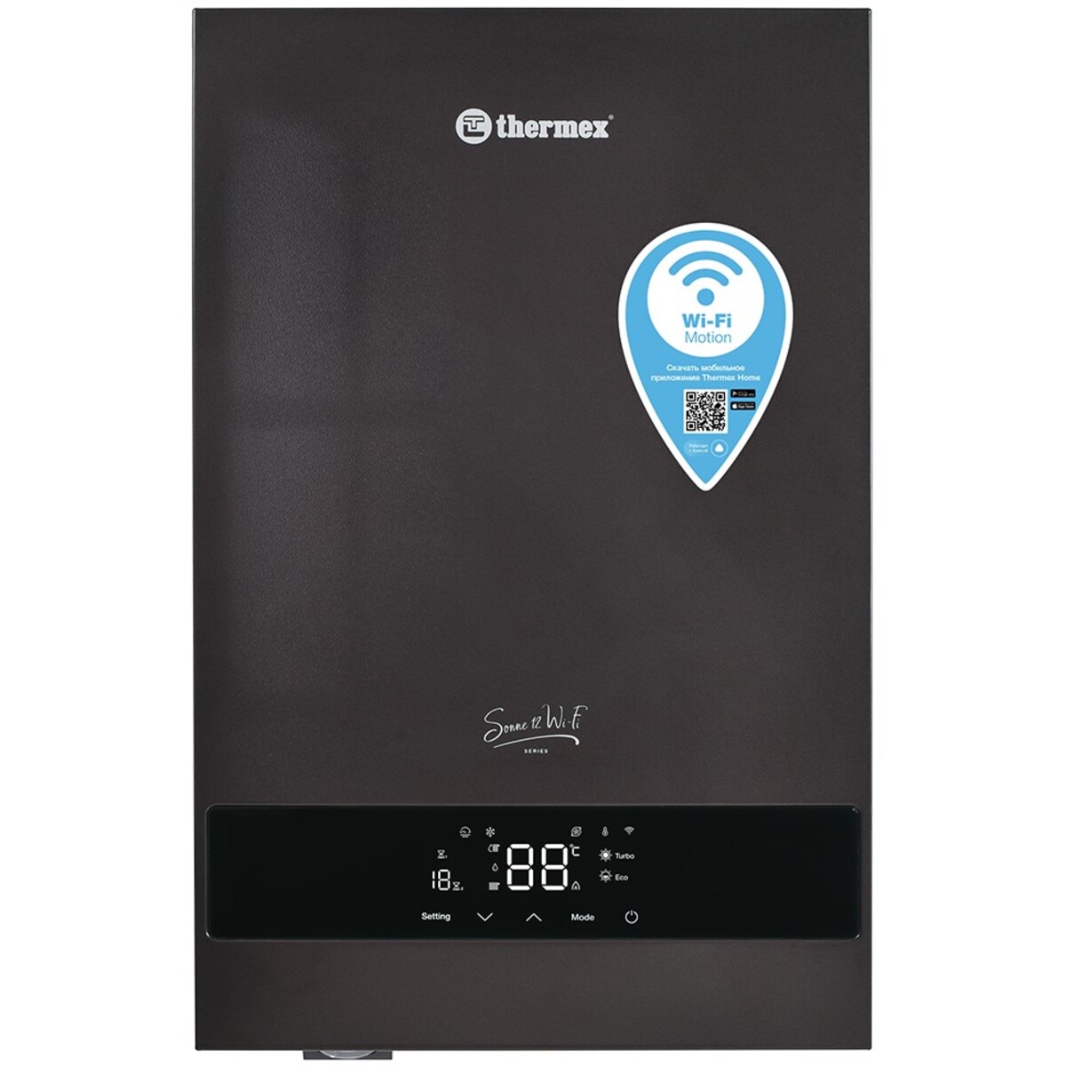Электрический котел Thermex Sonne 12 Wi-Fi (Цвет: Gray)