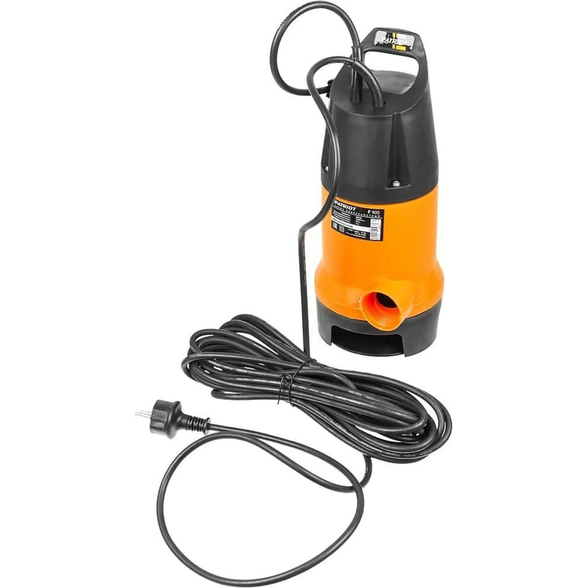 Садовый насос дренажный Patriot F900 (Цвет: Orange)