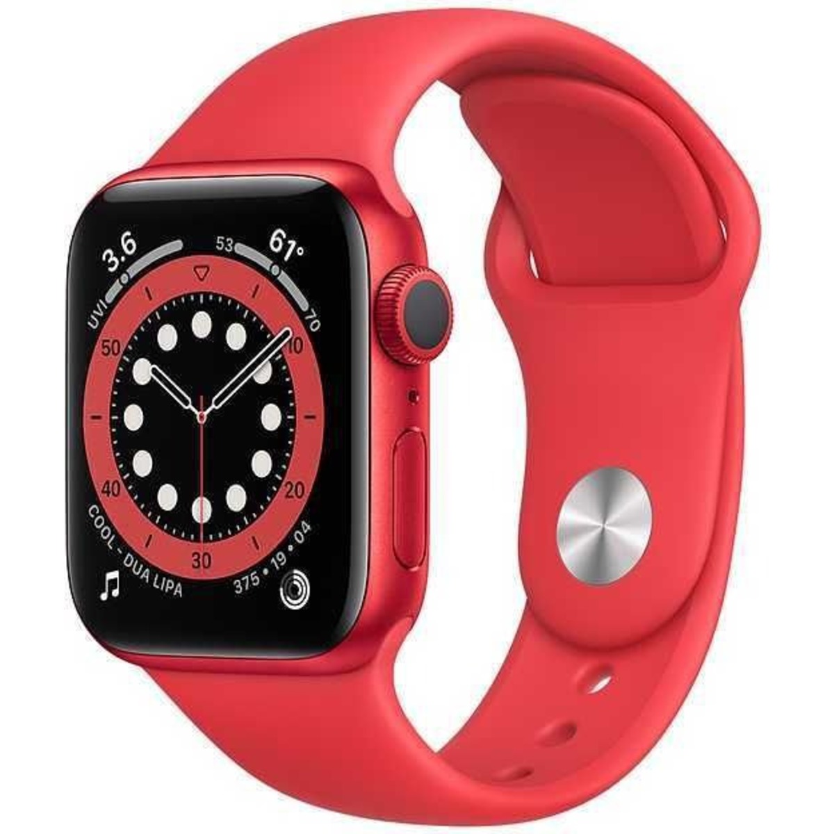 Умные часы Apple Watch Series 6 40mm Aluminum Case with Sport Band M00A3RU (Цвет: Red)