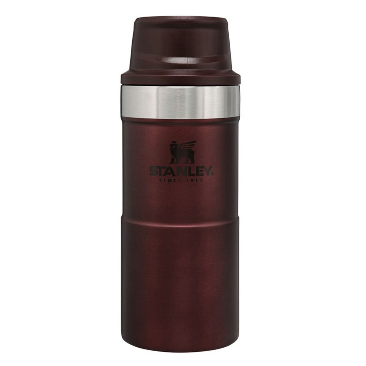 Термокружка Stanley The Trigger-Action Travel Mug 0.35л. (Цвет: Burgundy)