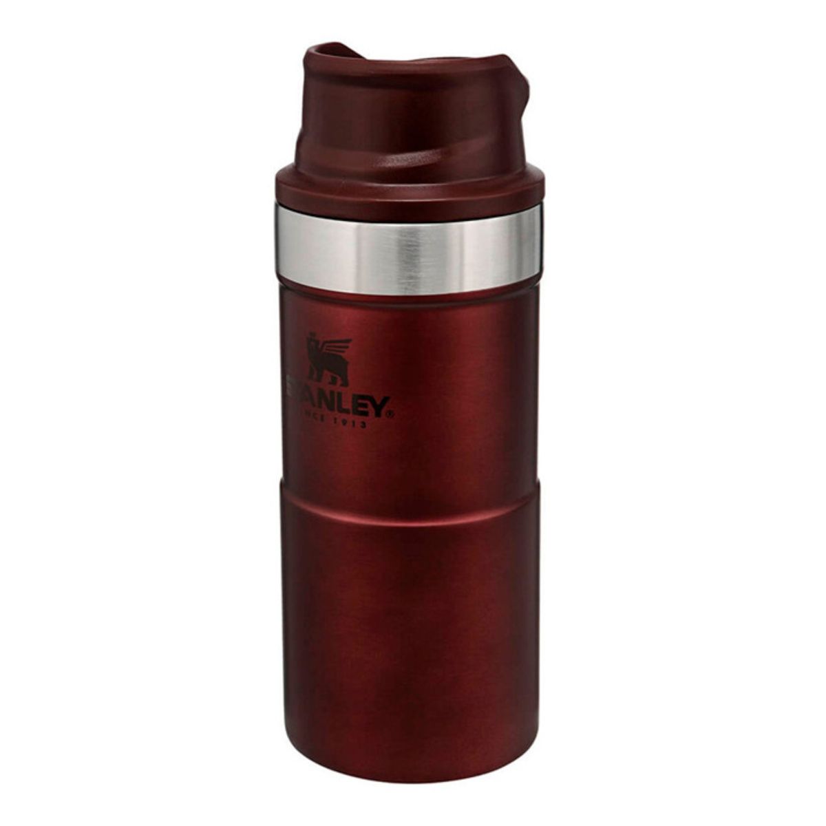 Термокружка Stanley The Trigger-Action Travel Mug 0.35л. (Цвет: Burgundy)