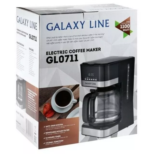 Кофеварка капельная Galaxy Line GL 0711 (Цвет: Black)