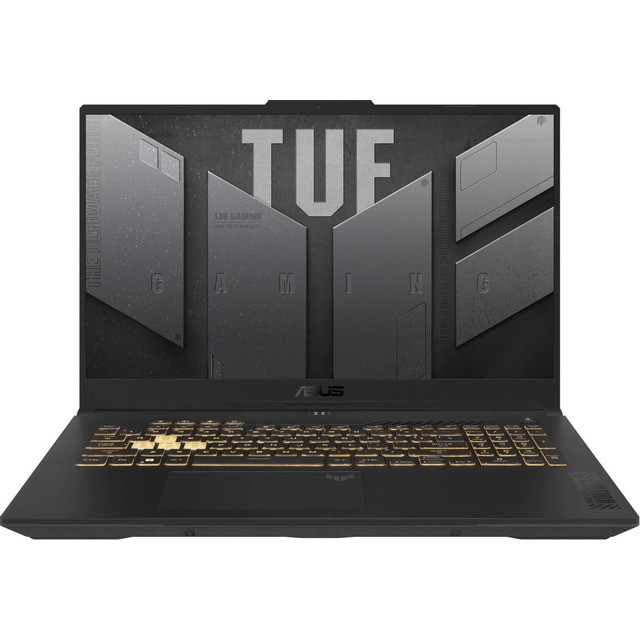 Ноутбук Asus TUF Gaming A17 FA707XV-HX035 Ryzen 9 7940HS 16Gb SSD512Gb NVIDIA GeForce RTX4060 8Gb 17.3 IPS FHD noOS grey WiFi BT Cam (90NR0E95-M001Y0)