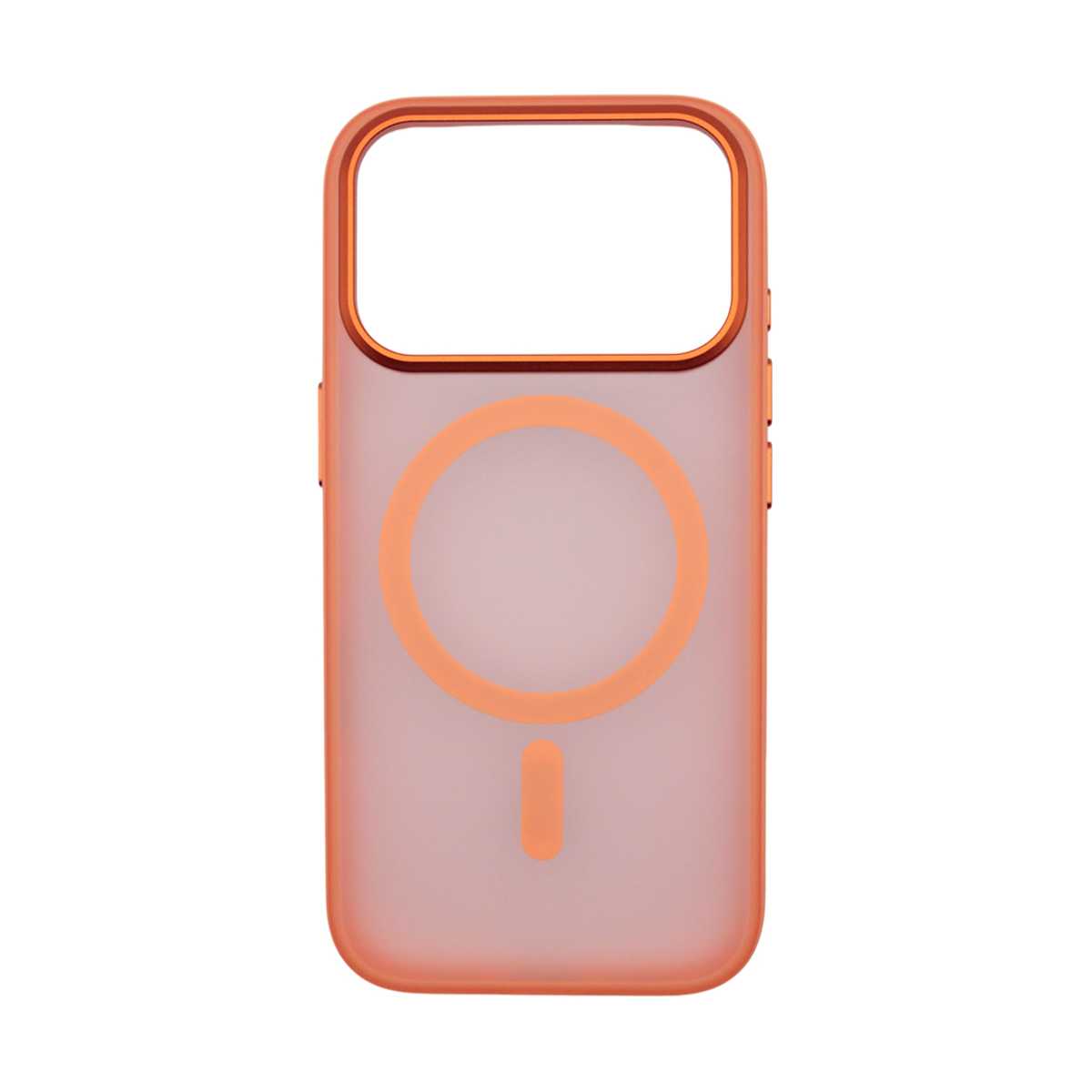 Чехол-накладка Comma Joy Elegant Magnetic Anti-Shock Case(Built-In Touch) для iPhone 17 Pro (Цвет: Orange )