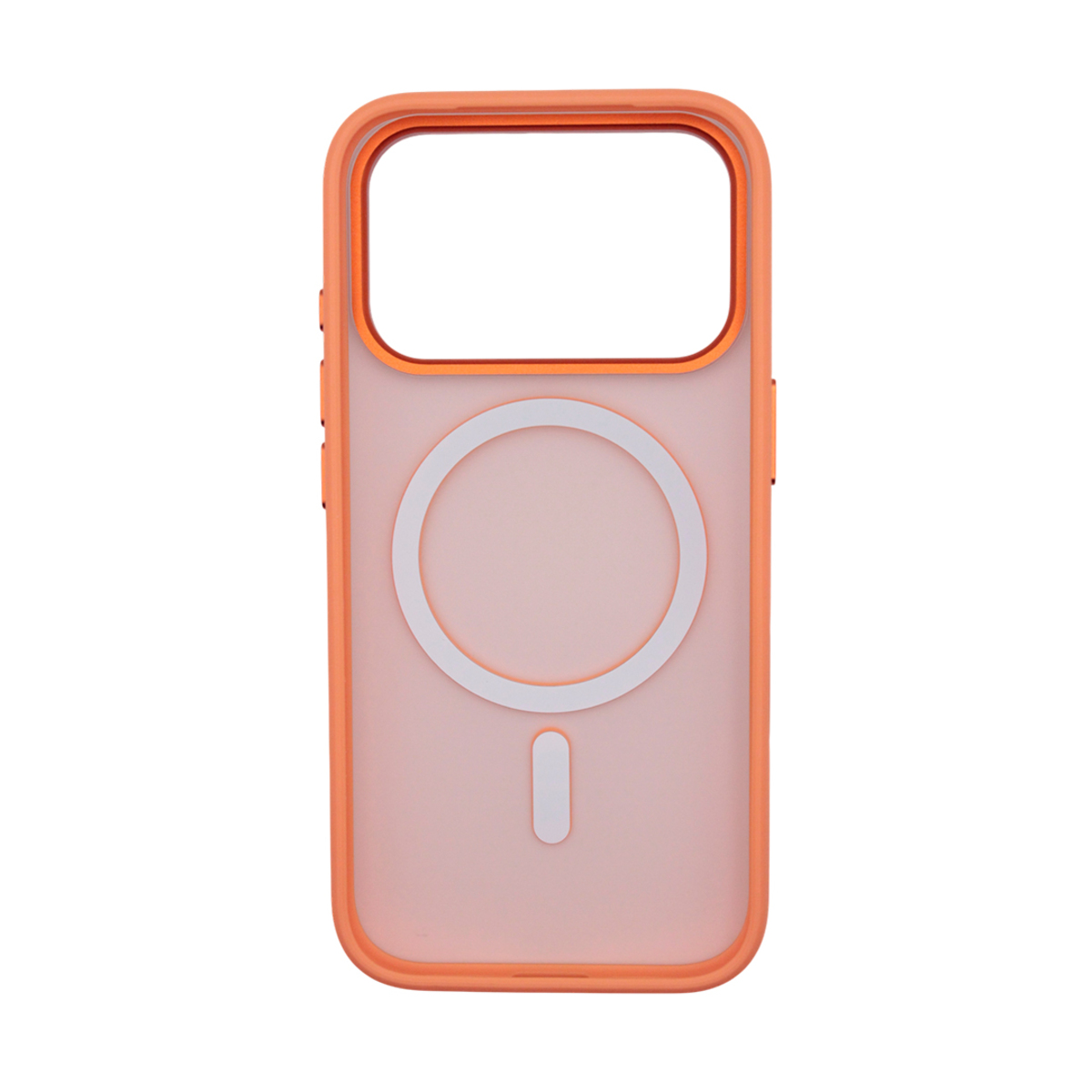 Чехол-накладка Comma Joy Elegant Magnetic Anti-Shock Case(Built-In Touch) для iPhone 17 Pro (Цвет: Orange )
