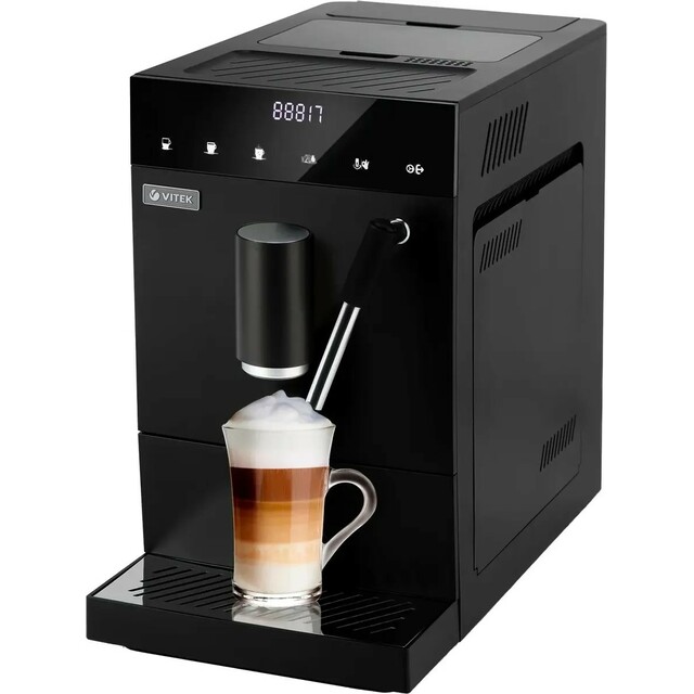 Кофемашина Vitek Metropolis VT-8701, черный