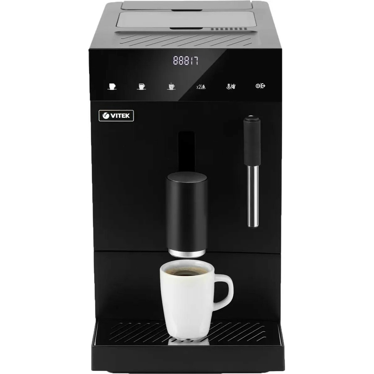 Кофемашина Vitek Metropolis VT-8701, черный
