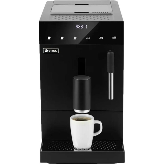 Кофемашина Vitek Metropolis VT-8701, черный