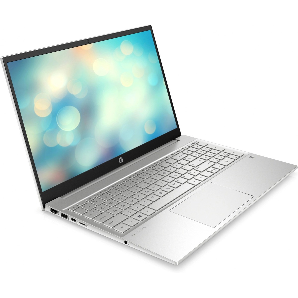 Ноутбук HP Pavilion 15-eh3039ci (Ryzen 5 7530U 16Gb SSD512Gb AMD Radeon 15.6 IPS FHD (1920x1080) Free DOS silver WiFi BT Cam)