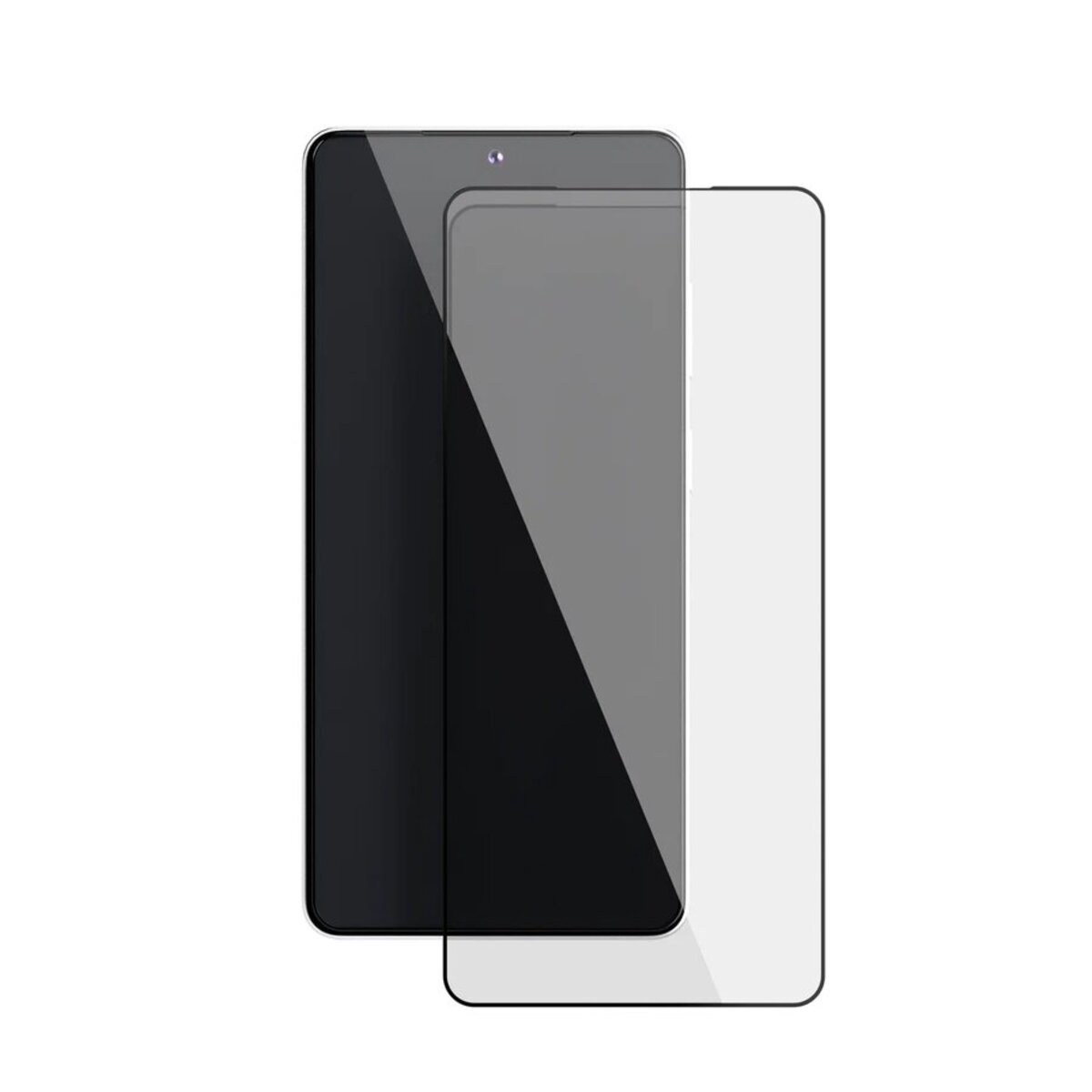 Стекло защитное VLP LITE 2.5D Sky Glass для Samsung S26 Ultra, с черной рамкой