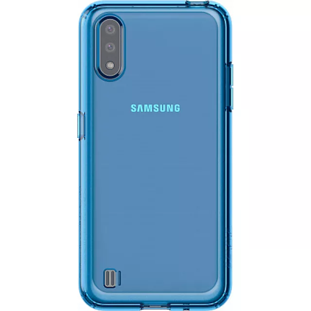 Чехол-накладка Araree A cover для смартфона Samsung Galaxy A01 (Цвет: Blue)