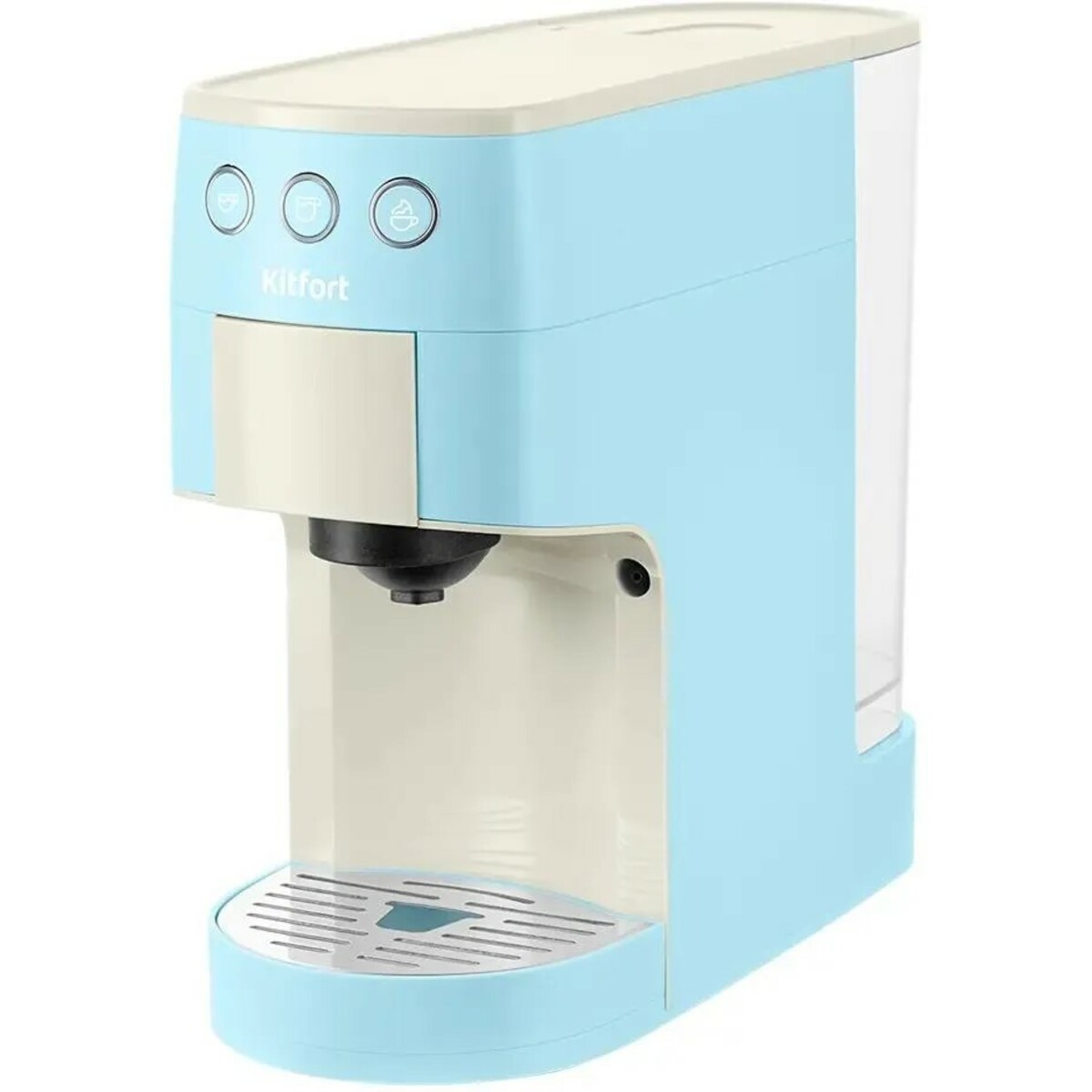 Кофеварка рожковая Kitfort КТ-7466 (Цвет: Blue / White)