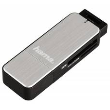 Устройство чтения карт памяти USB3.0 Hama H-123900 (Цвет: Silver)