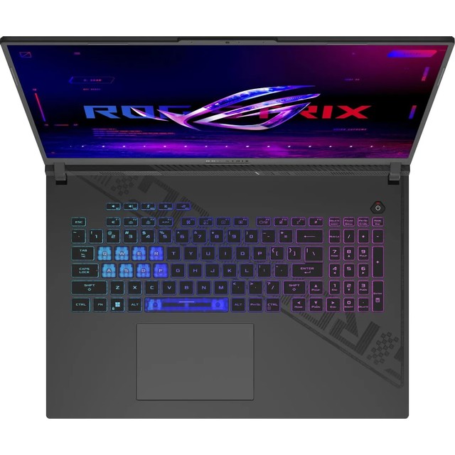 Ноутбук Asus ROG Strix G18 G814JV-N5080 Core i7 13650HX 16Gb SSD1Tb NVIDIA GeForce RTX4060 8Gb 18 IPS WUXGA (1920x1200) noOS grey WiFi BT Cam (90NR0CM1-M004Z0)