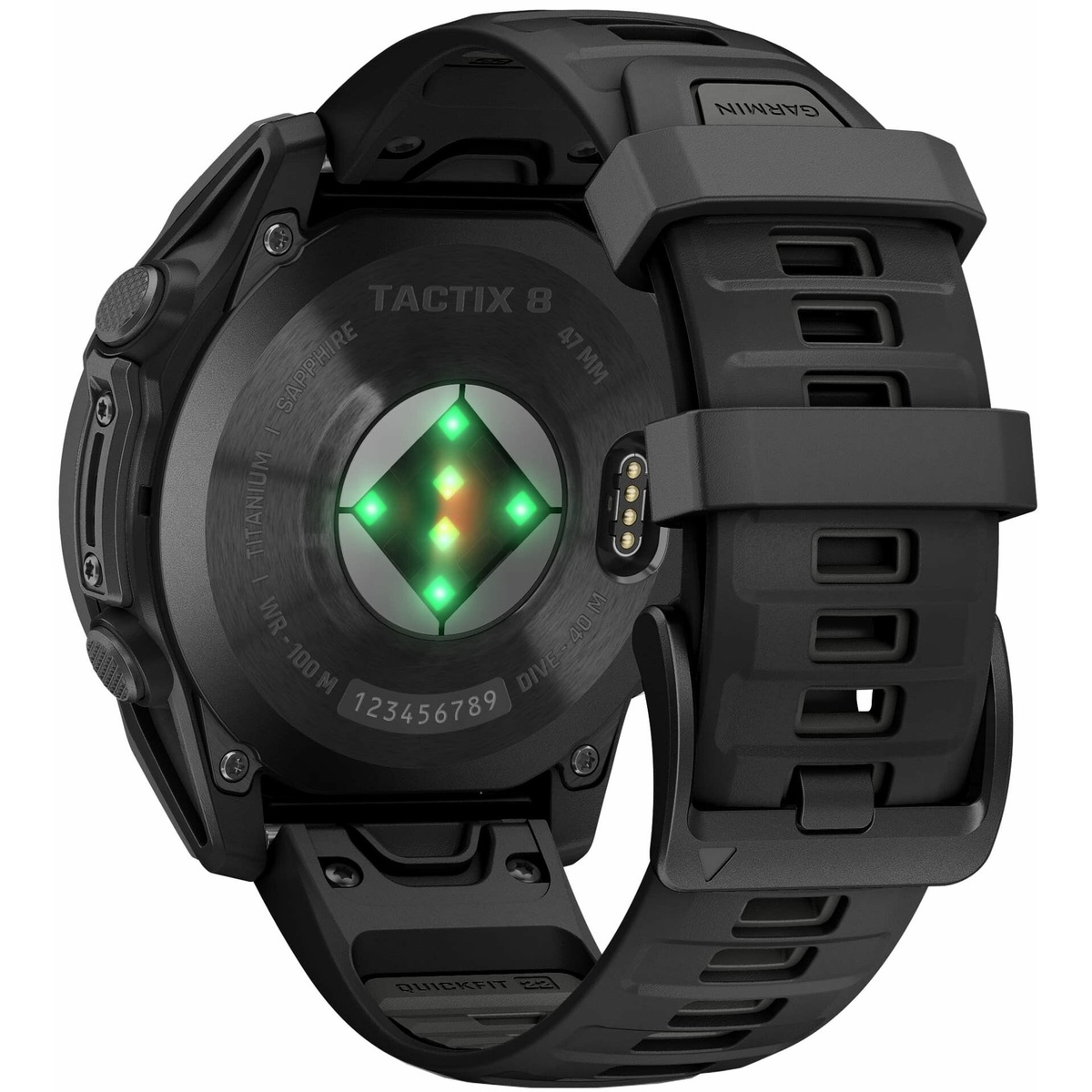 Умные часы Garmin Tactix 8 47mm Amoled Sapphire, черный
