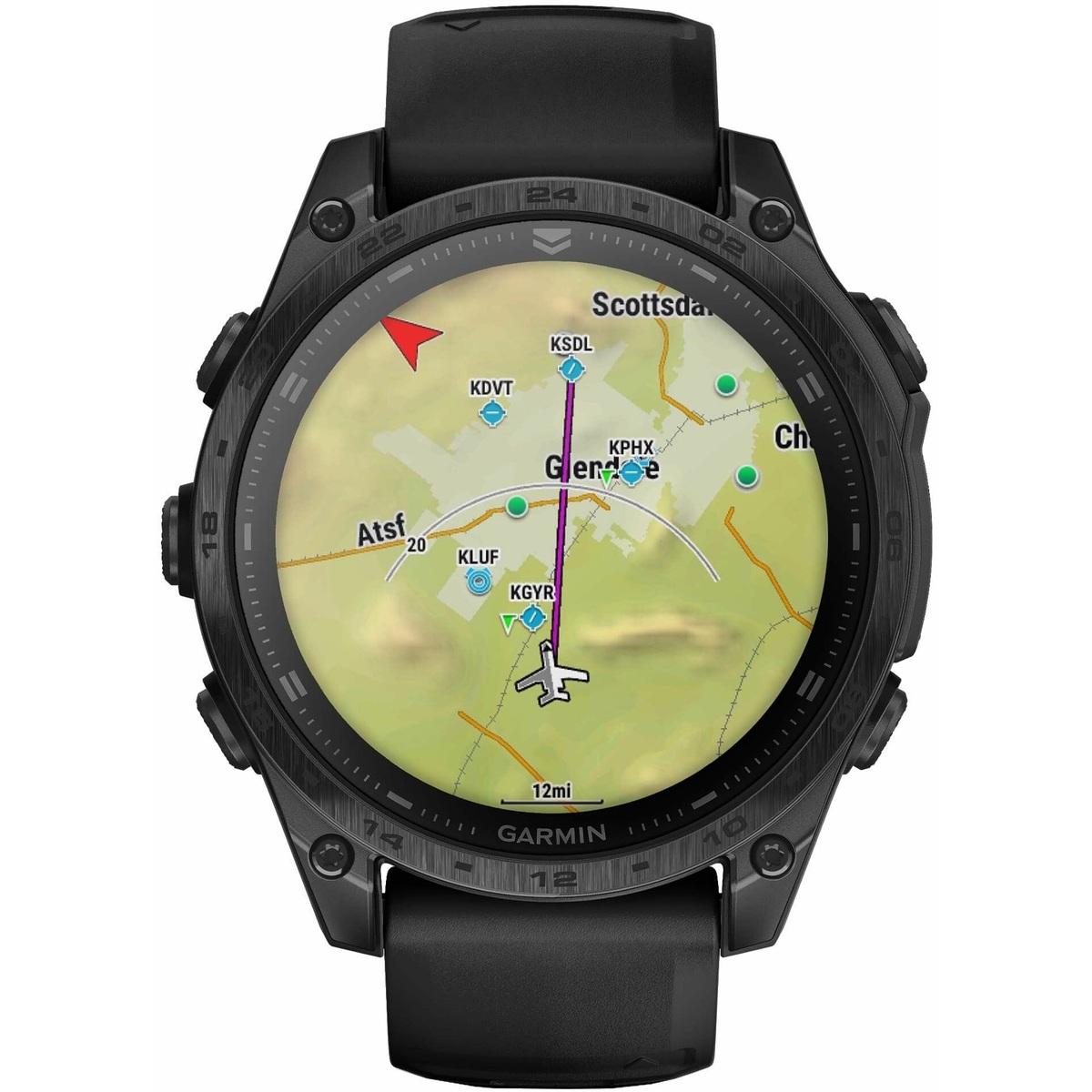 Умные часы Garmin Tactix 8 47mm Amoled Sapphire, черный
