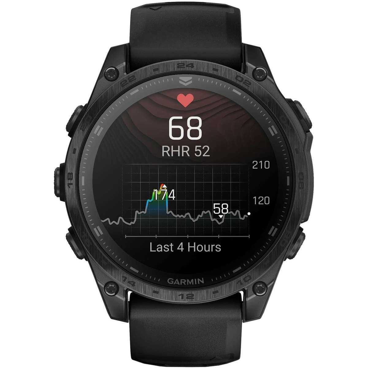 Умные часы Garmin Tactix 8 47mm Amoled Sapphire, черный