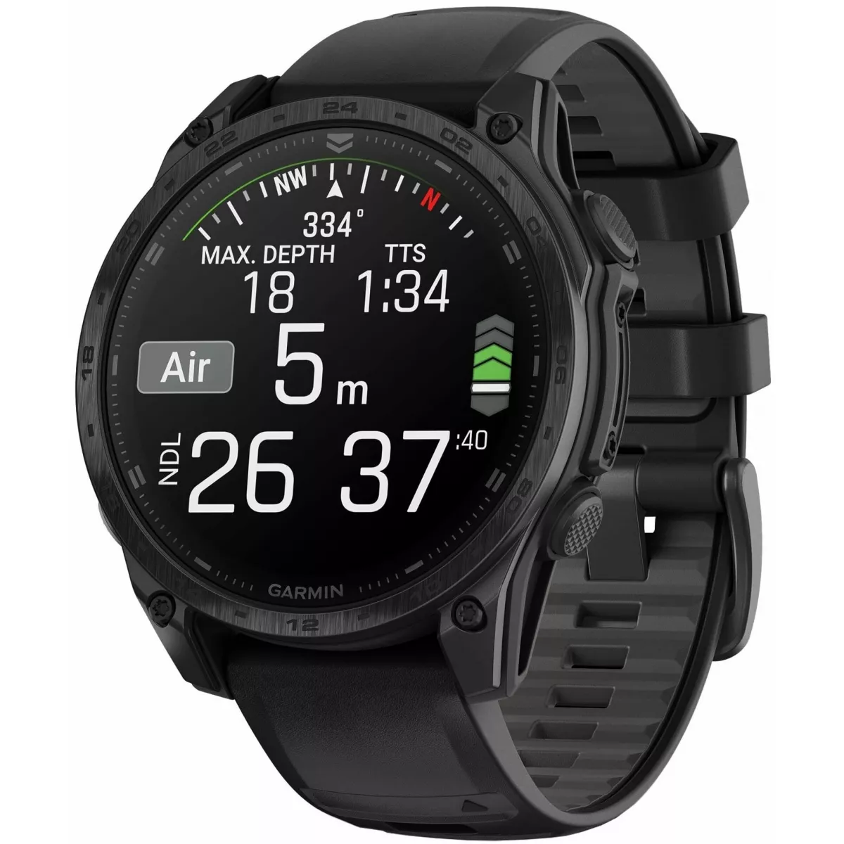 Умные часы Garmin Tactix 8 47mm Amoled Sapphire, черный