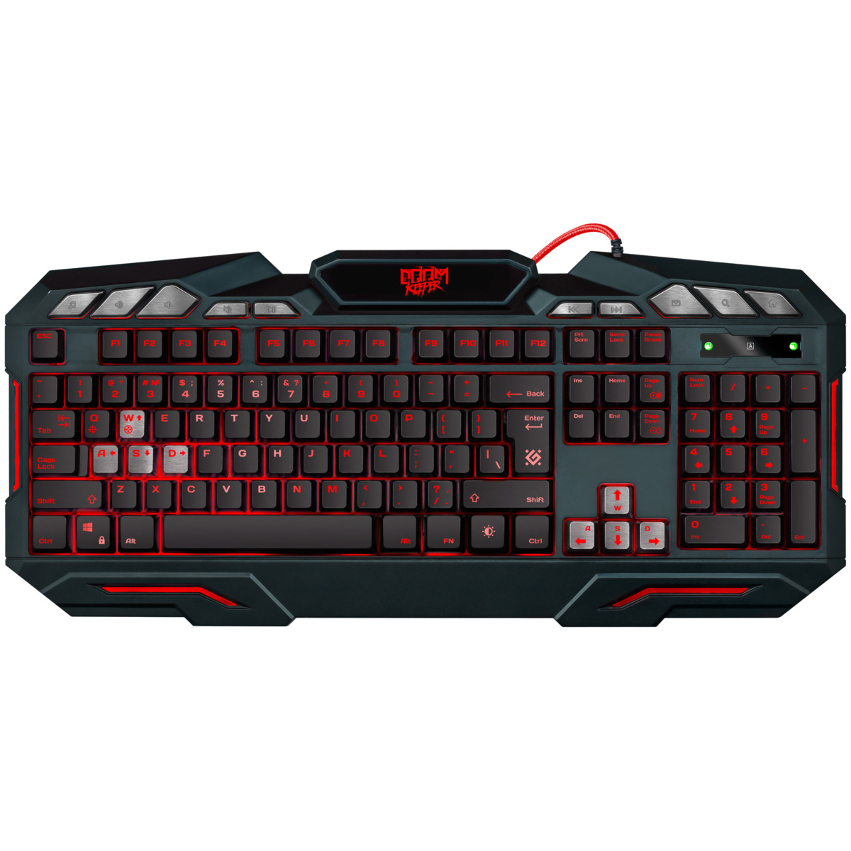 Клавиатура Defender Doom Keeper GK-100DL (Цвет: Black)