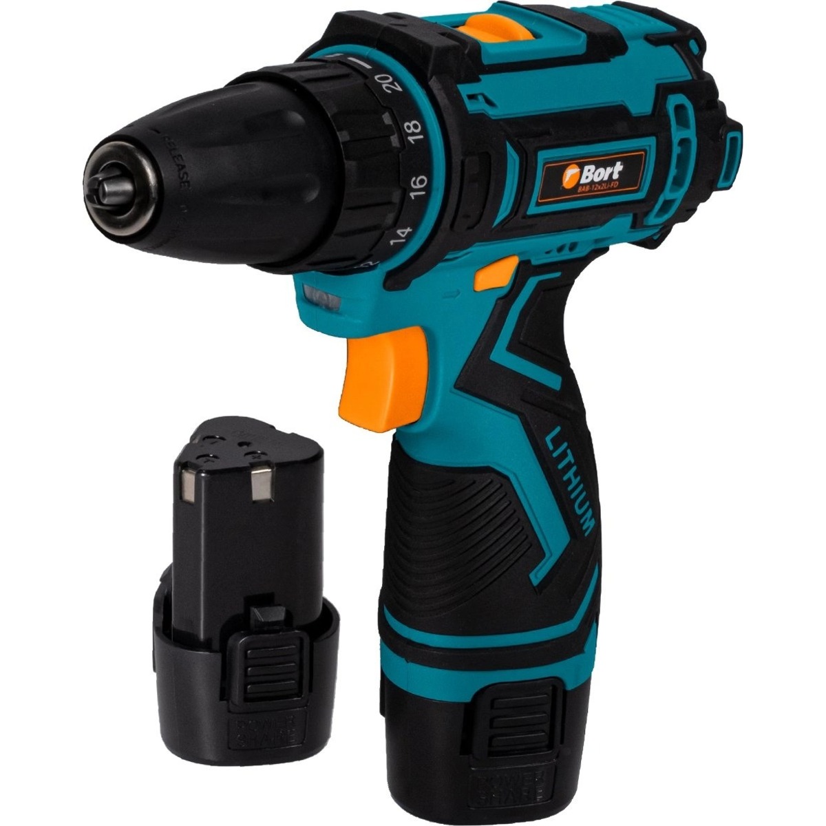 Дрель-шуруповерт Bort BAB-12x2Li-FD (Цвет: Blue)