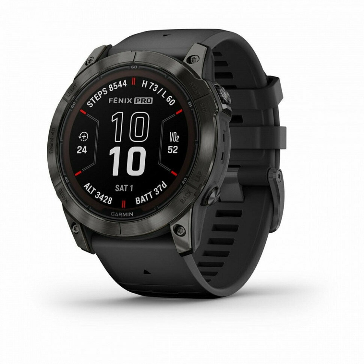 Умные часы Garmin Fenix 7X Pro Sapphire Solar (Цвет: Carbon Gray)