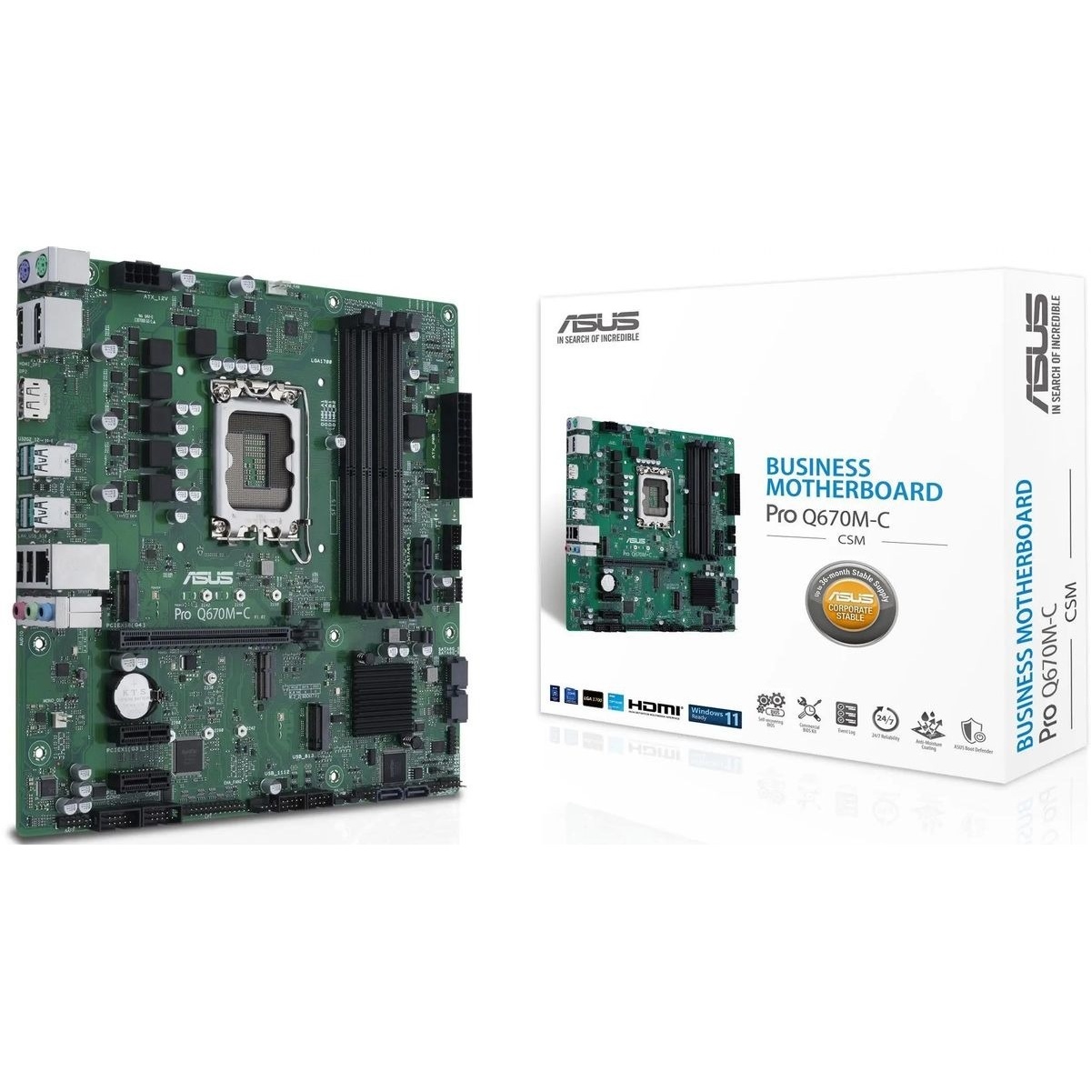 Материнская плата Asus PRO Q670M-C-CSM