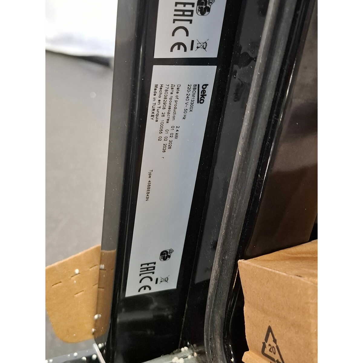 Духовой шкаф Beko BBCM13300X, черный