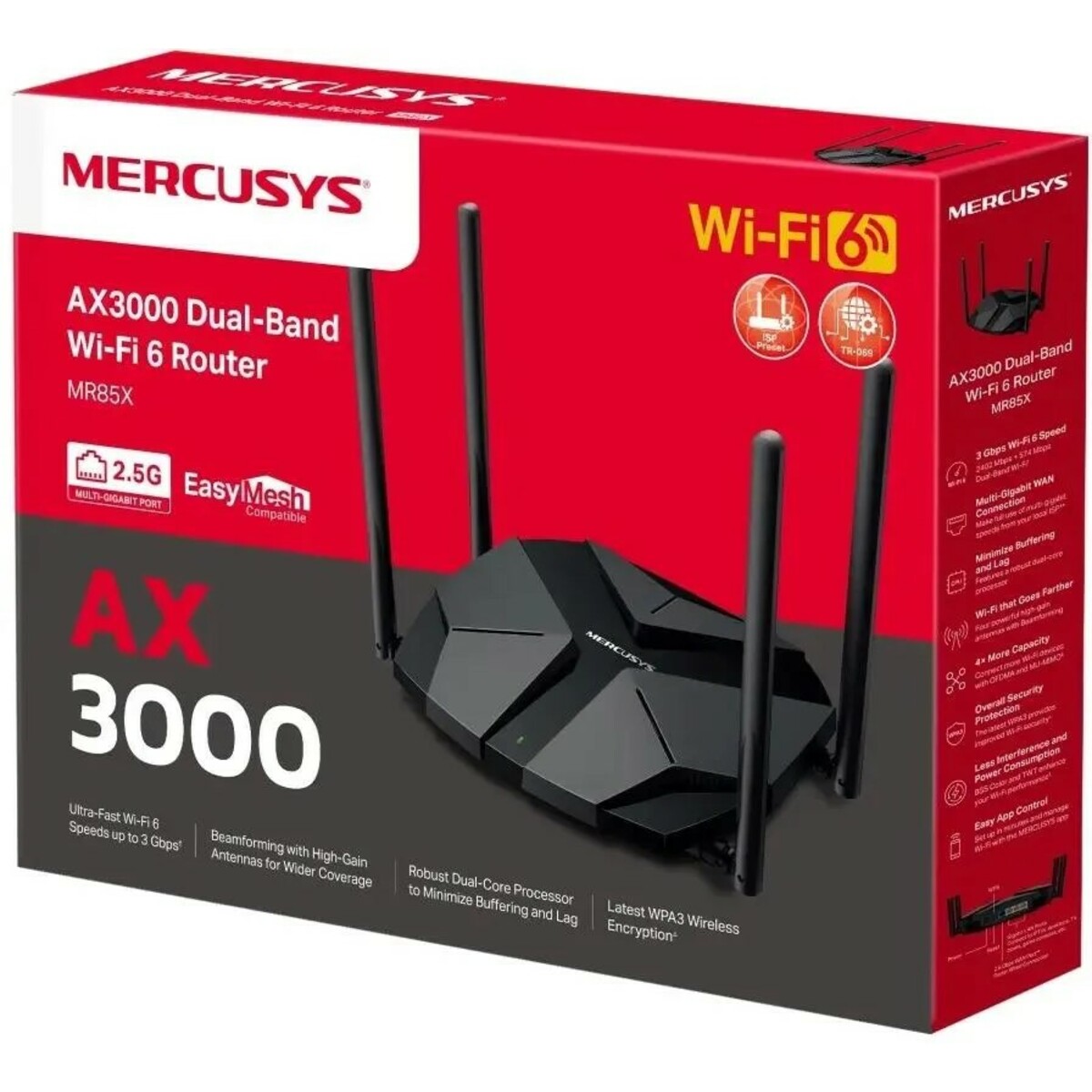 Wi-Fi роутер Mercusys MR85X 