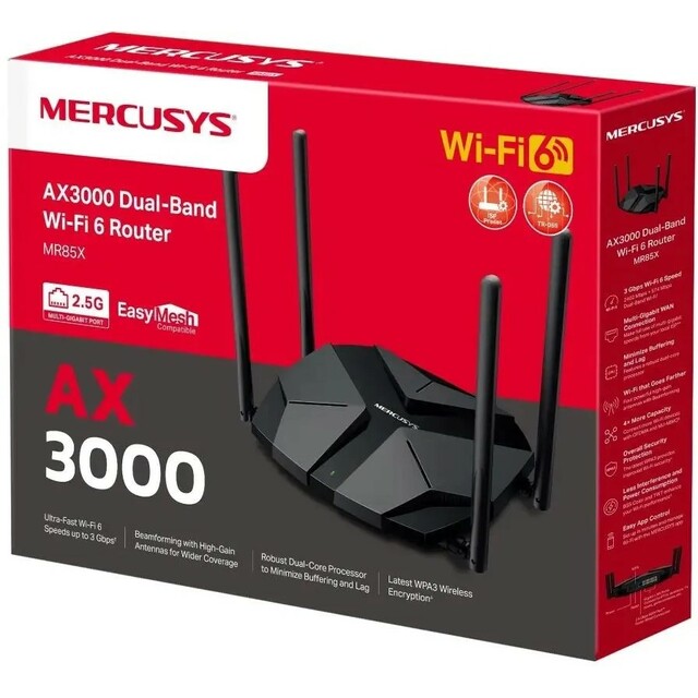 Wi-Fi роутер Mercusys MR85X Wi-Fi роутер Mercusys MR85X