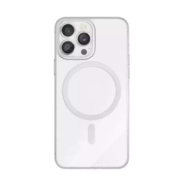 Чехол-накладка VLP Crystal Case with MagSafe для смартфона Apple iPhone 14 Pro (Цвет: Transparent)