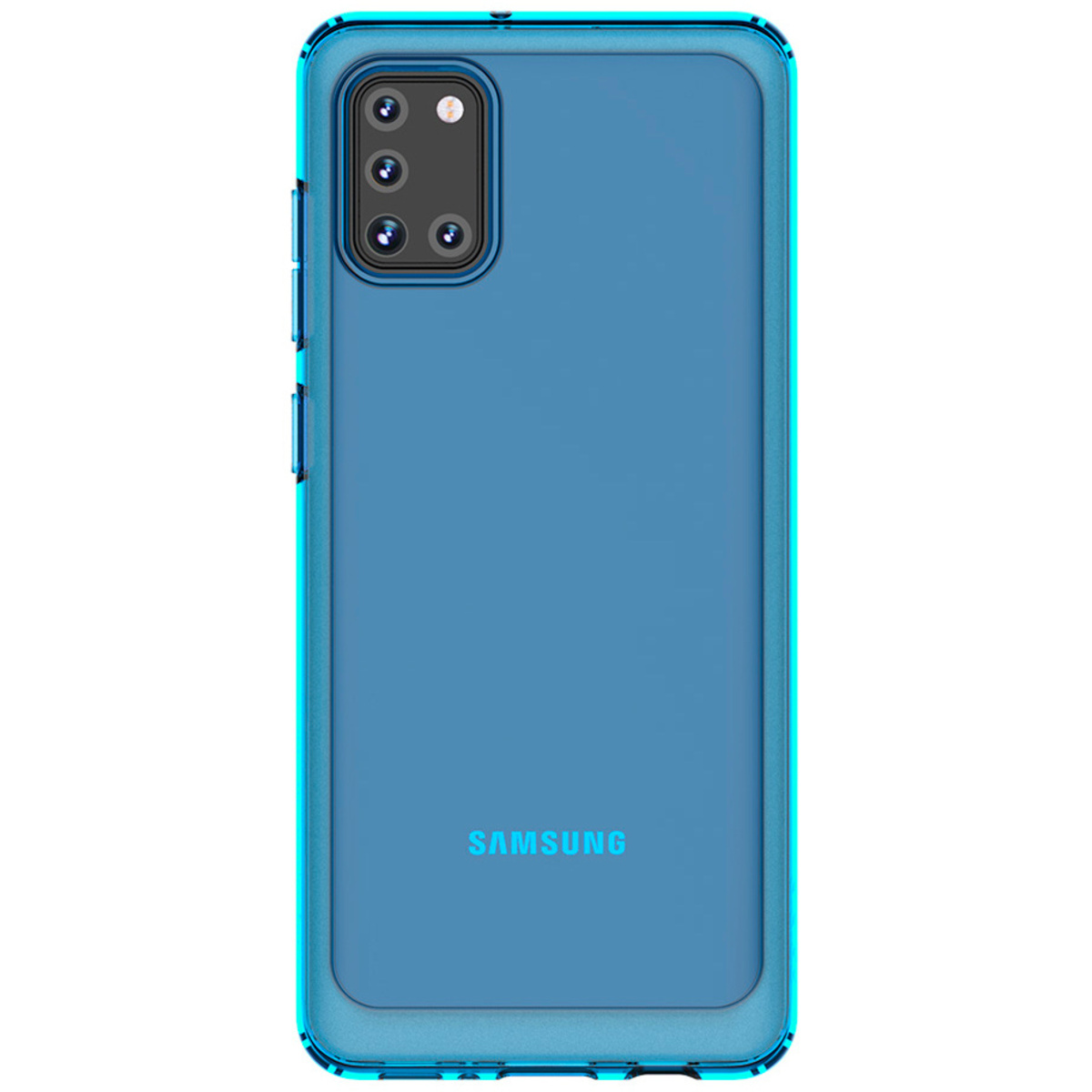 Чехол-накладка Araree A cover для смартфона Samsung Galaxy A31 (Цвет: Blue)