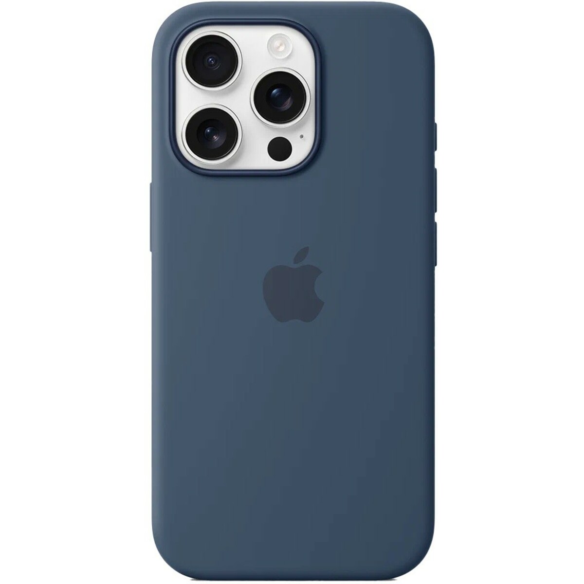 Чехол-накладка Apple Silicone Case with MagSafe для смартфона Apple iPhone 16 Pro (Цвет: Denim)