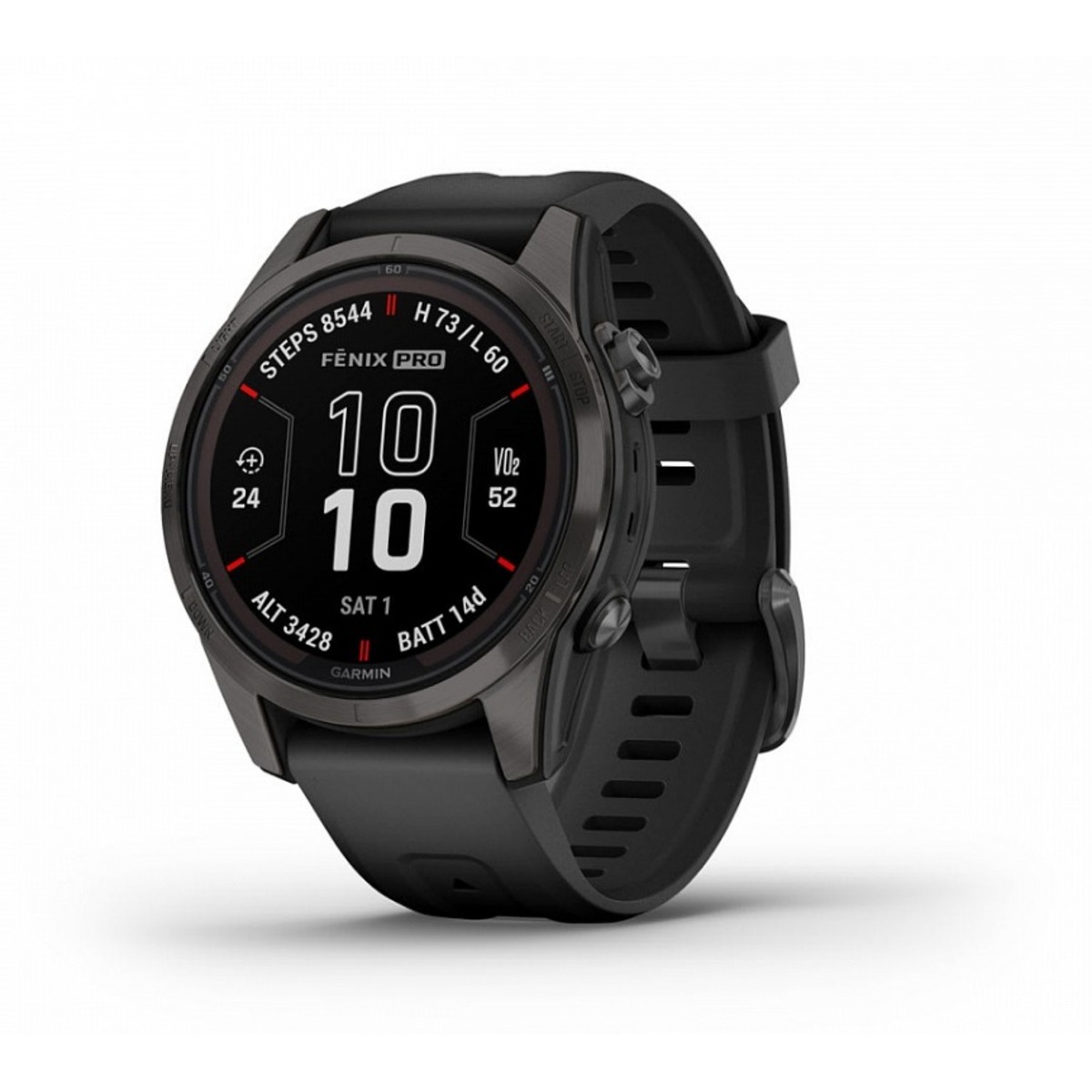 Умные часы Garmin Fenix 7S Pro Sapphire Solar (Цвет: Carbon Gray)