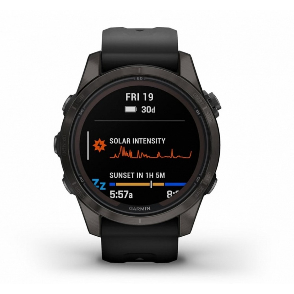 Умные часы Garmin Fenix 7S Pro Sapphire Solar (Цвет: Carbon Gray)