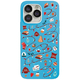 Чехол-накладка VLP Liquid Silicone Case WinterSeries для смартфона Apple iPhone 13 Pro (Цвет: Blue)