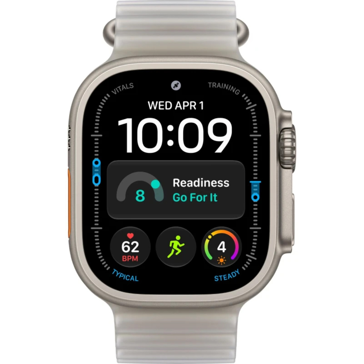 Умные часы Apple Watch Ultra 4 49mm Titanium Case with Ocean Band (Цвет: Natural / Translucent Gray)