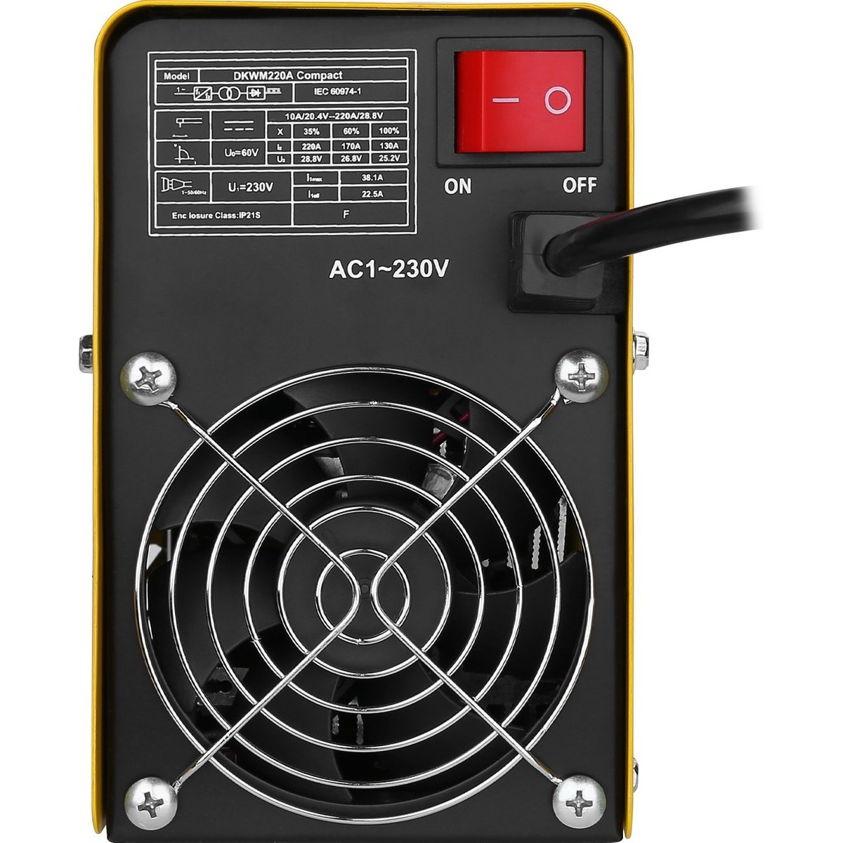 Сварочный аппарат Deko DKWM220A Compact (Цвет: Yellow)