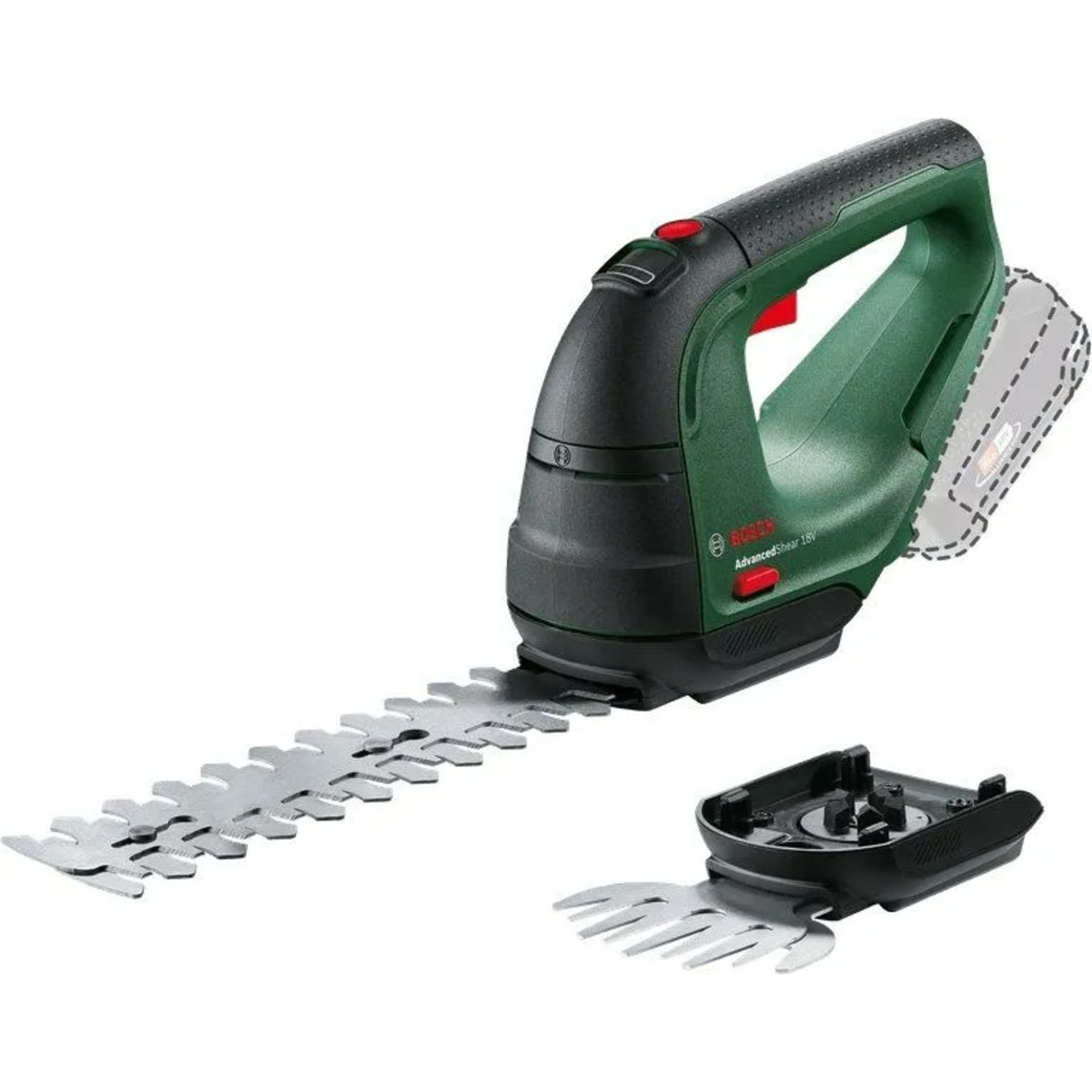 Кусторез Bosch AdvancedShear 18V-10 (Цвет: Green)