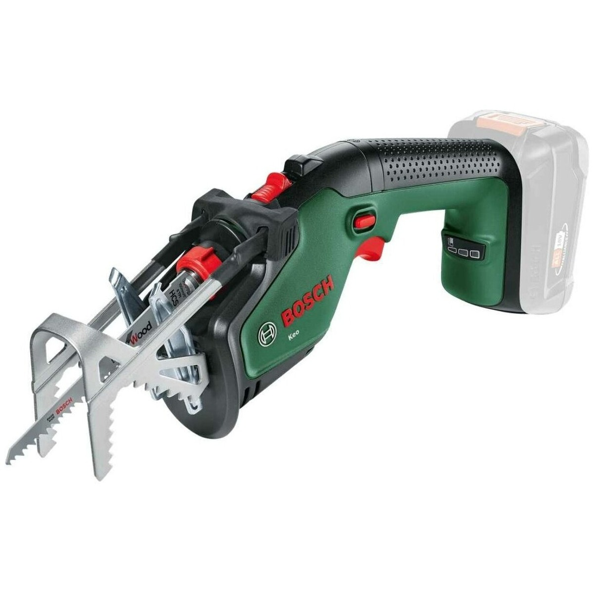 Сабельная пила Bosch KEO 18 LI (Цвет: Green)