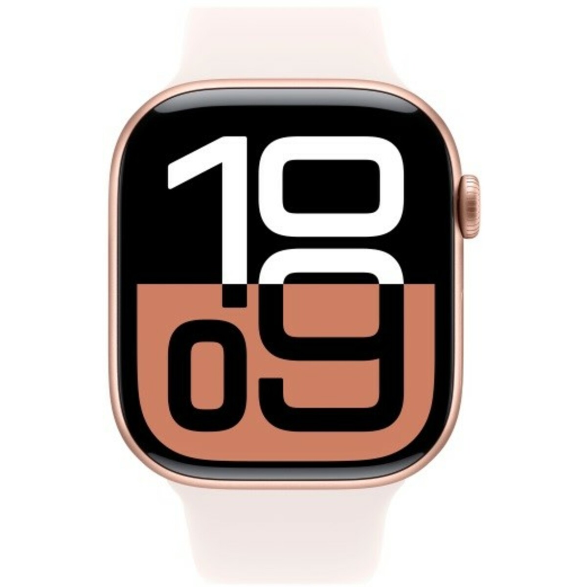 Умные часы Apple Watch Series 10 42mm Aluminum Case with Sport Band S / M (Цвет: Rose Gold / Light Blush)